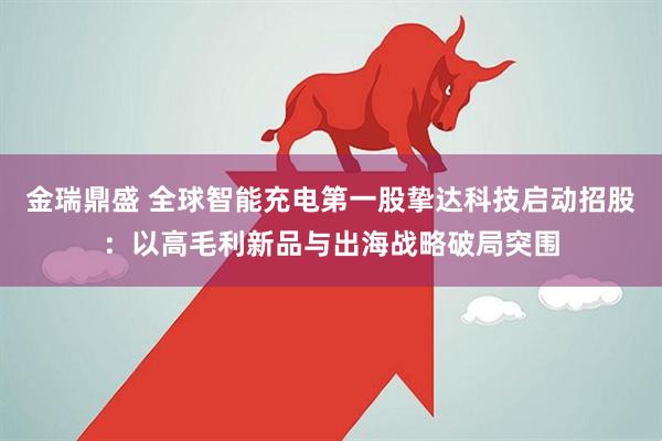 金瑞鼎盛 全球智能充电第一股挚达科技启动招股:以高毛利新品与出海战略破局突围